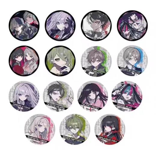 弹丸论破 望月KEI 第二弹 吧唧 徽章 15包/盒 谷子 商品图0