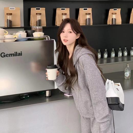 金蘑菇菇 【慵懒清晨】懒人套组休闲通勤百搭上衣+裤子 商品图5