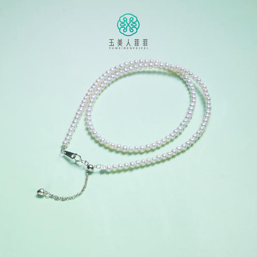 DS925珍珠项链-小米珠项链约3mm#4B03 商品图0