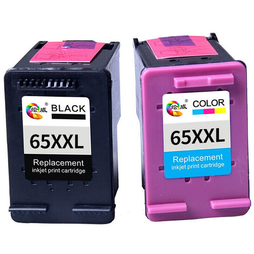 绘威65墨盒套装升级版 适用惠普HP 3720 3722 3723 3752 3755 2620 2652 2655 5020 5030 5055打印机墨水盒 商品图5