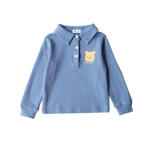 儿童春秋装【学院风POLO衬衫】男女宝宝长袖翻领上衣 洋气纯色衬衣 商品图4