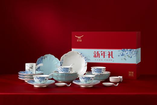 国瓷永丰源 铂金青花  31头6人份餐具 商品图0