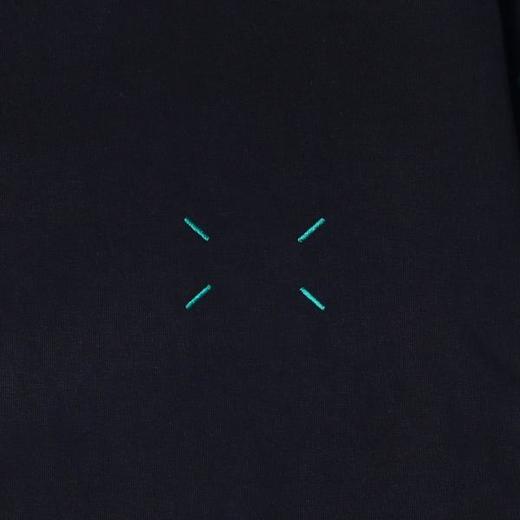 T2419夏季新款时尚个性撞色缝线拼接设计圆领套头基础通勤百搭上衣 商品图3