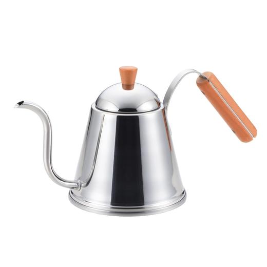 【3折清货捡漏，仅1套，无货退款】下村KOGU4件套不锈钢咖啡具套装 咖啡手冲壶木柄1L 商品图1