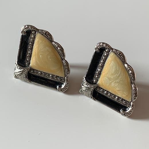 【苏州】美国中古AVON珐琅耳夹US216 商品图7