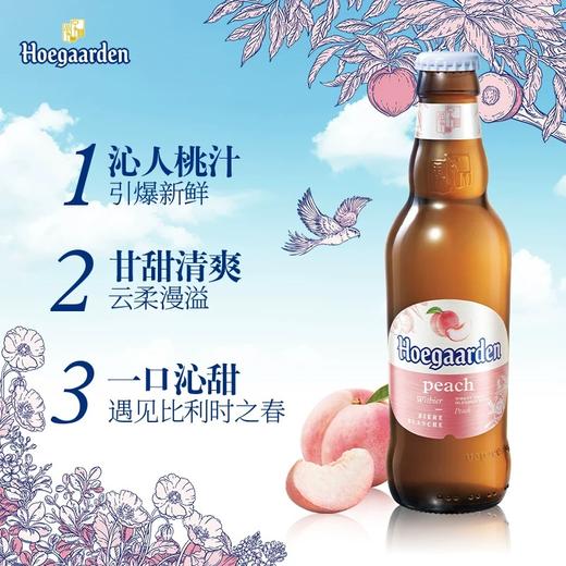 福佳Hoegaarden 11.7°P漾漾蜜桃啤酒 整箱装 248ml*24瓶 商品图1