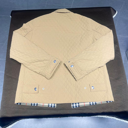 BURBERRY 巴宝莉 男士双面两用棉服 卡其色 8095028 B8626 商品图1