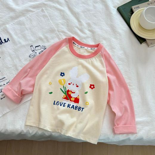 春季新款【儿童拼接t恤】男童上衣长袖单件 女宝a类纯棉衣服 卡通潮童 商品图12