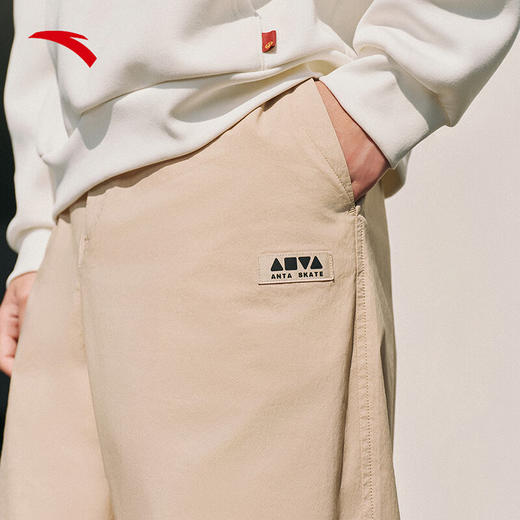 安踏（ANTA）伞兵裤休闲长裤男女同款2025春季新款宽松直筒裤子172528501 商品图2