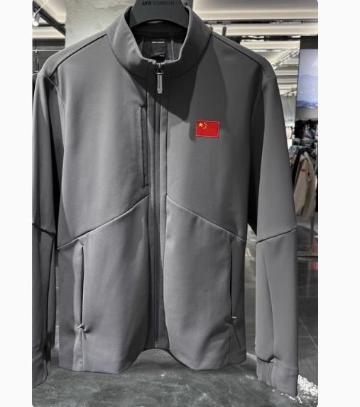 安踏冠军全天候系列24秋冬修身外套加绒男针织运动上衣 152440704 商品图1