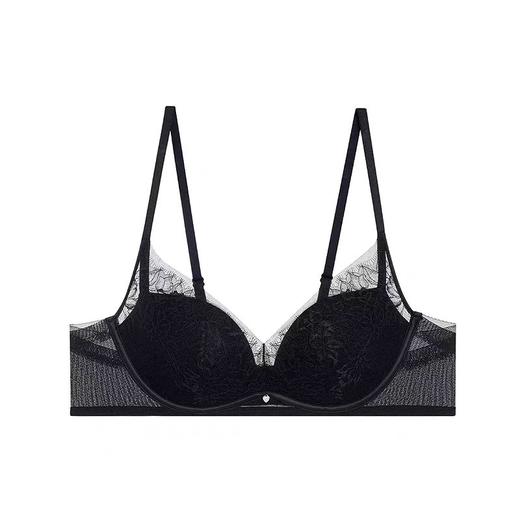 【Aimer爱慕】B4F |爱慕25春夏花影内衣女3/4无钢圈中厚模杯小胸聚拢文胸AM17A761 商品图0