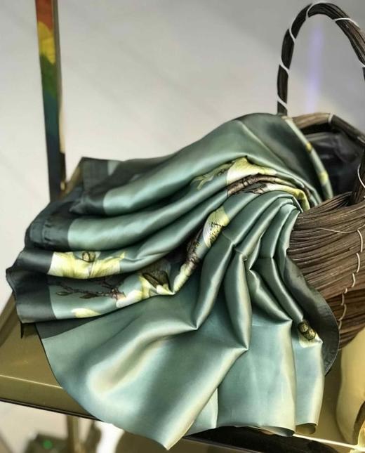 优品堂【花花世界】手感丝围巾空调巾、防晒巾长巾 商品图11