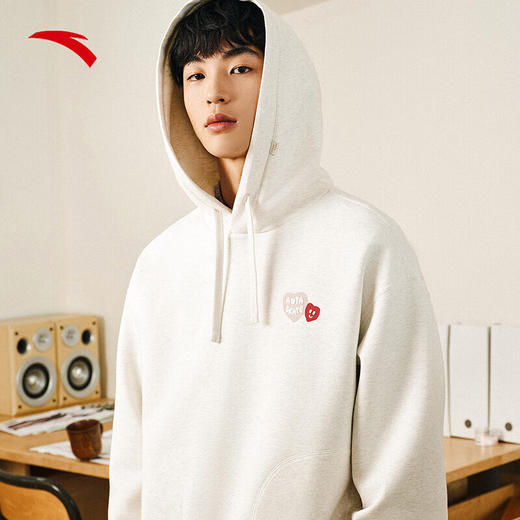 安踏（ANTA）滑板文化男女同款弹力动型科技连帽卫衣套头衫172528701 商品图6