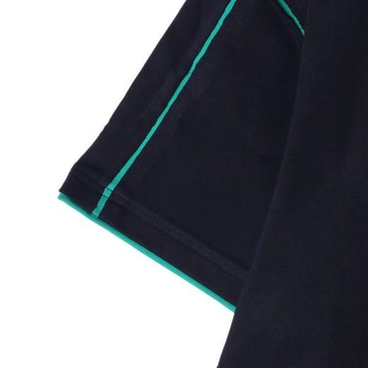 T2419夏季新款时尚个性撞色缝线拼接设计圆领套头基础通勤百搭上衣 商品图4