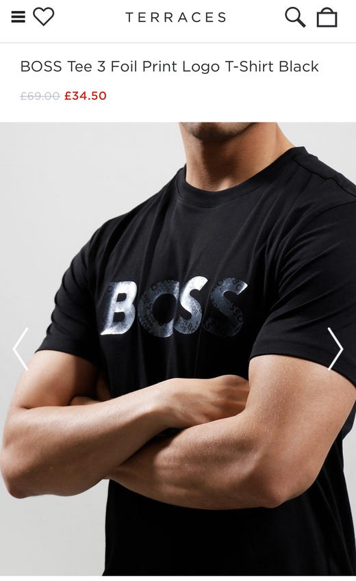 H.B 丝光棉 打印字母印花圆领卫衣 TX383 商品图1