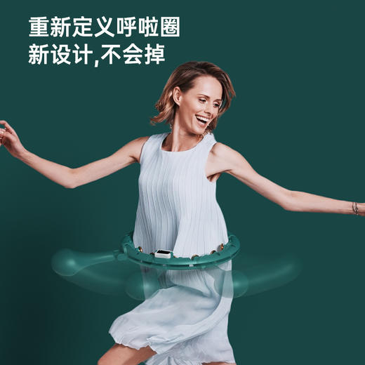 新型懒人健身呼啦圈不会掉的呼啦圈跨境成人智能可拆卸按摩呼啦圈 商品图4