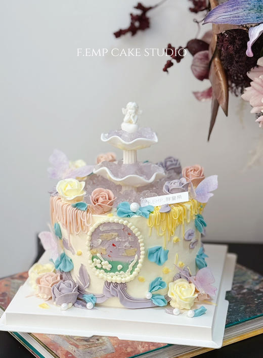 唯美许愿池蛋糕 商品图0
