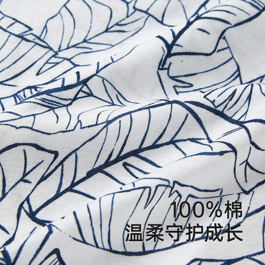 【商场同款】英氏婴儿衣服夏季短袖纯棉透气男宝连体衣2025新款 商品图1