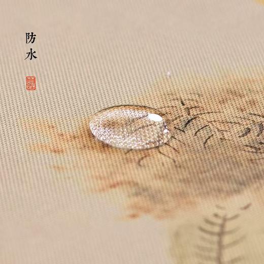 拾舍/防水彩绘茶席/防水纤维中式禅意茶桌茶席垫子轻奢高端 商品图2