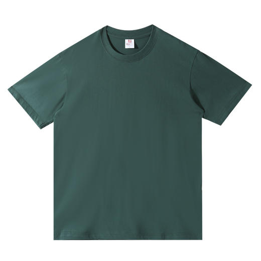 夏季【220克圆领纯棉t恤】7A抗jun纯色短款上衣 舒适透气 耐磨休闲百搭T恤 商品图4