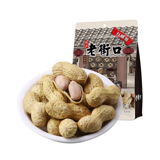老街口蒜香花生 420g 商品图0