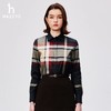 哈吉斯春秋季女士时尚设计感格纹衬衣 yh 309945 商品缩略图3