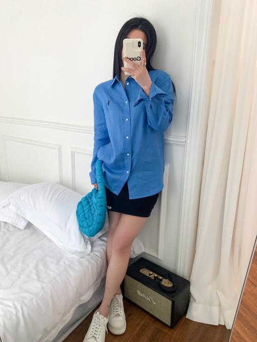 【高品质私服】【RL宽松版亚麻衬衫】吸湿散热，保健抑菌，防污抗静电G0787-CC【无标出货 介意慎拍】 商品图1