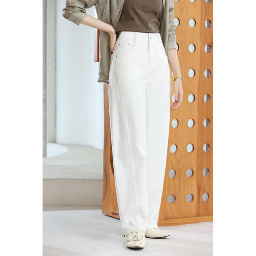 Y5C01SG512【钰米】弯刀牛仔裤 商品图1