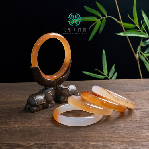 玉美人菲菲^玛瑙手镯-多样性发一 商品图0