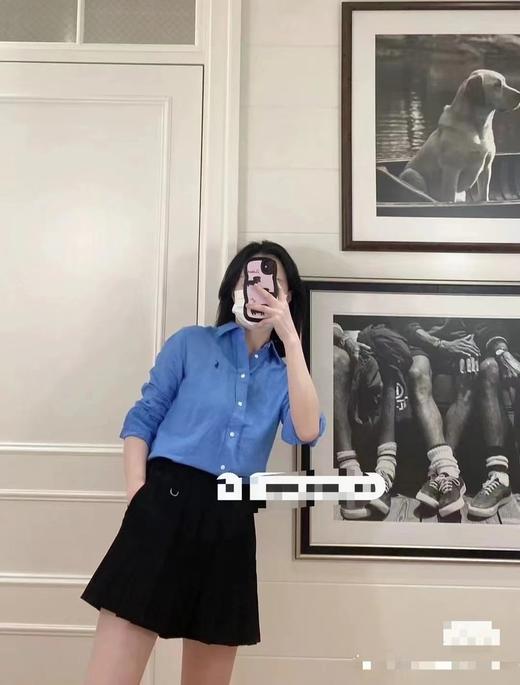 【高品质私服】【RL宽松版亚麻衬衫】吸湿散热，保健抑菌，防污抗静电G0787-CC【无标出货 介意慎拍】 商品图10