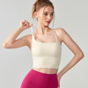 新款一体式罩杯防震透气美背上衣吊带带胸垫健身运动瑜伽背心女BM280 商品缩略图3