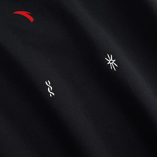 安踏（ANTA）欧文系列T恤 男女同款夏季新款运动休闲潮流圆领短袖172521109 商品图5