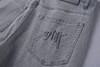【 舒适百搭！精湛细节！】春夏新款灰色水洗牛仔裤！进口天丝莫代尔面料 商品缩略图7