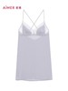 【Aimer爱慕】B4F |爱慕25春夏花影睡衣女性感细带带胸垫蕾丝吊裙家居服AM42A761 商品缩略图6