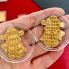999礼品水贝金贴深圳金店背胶财库招财猫2mg足金暴富引流手机贴 商品缩略图3