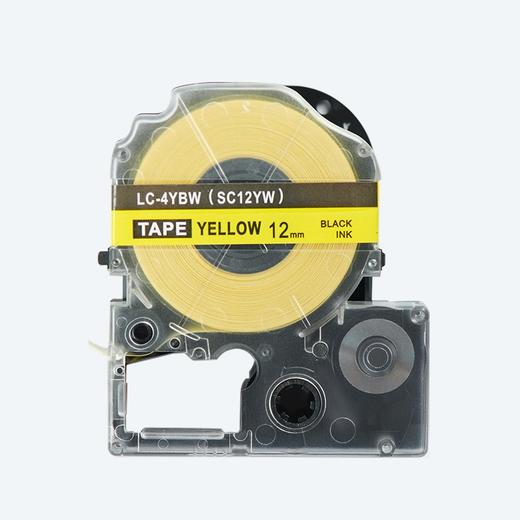 绘威 SC12YW标签带 不干胶标签纸标签六色色带覆膜标签 标签机色带适用爱普生/锦宫标签打印机 12mm*8m/12mm*8m/18mm*8m24mm*8m/36mm*8m 商品图5