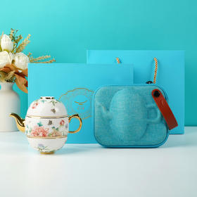 国瓷永丰源 风华绽放旅行茶具（4头）