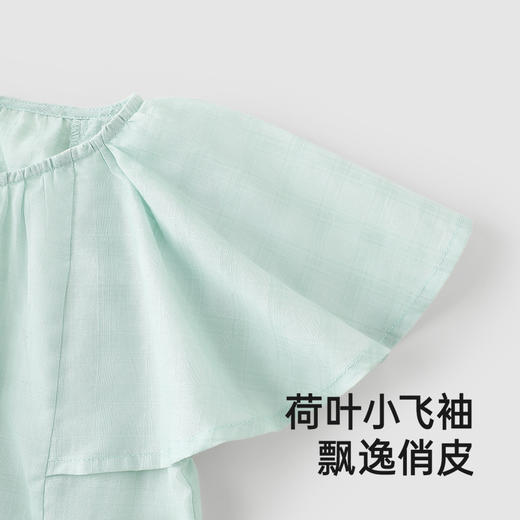 【商场同款】英氏女童短袖T恤夏季透气百搭纯棉T恤上衣2025新款 商品图3