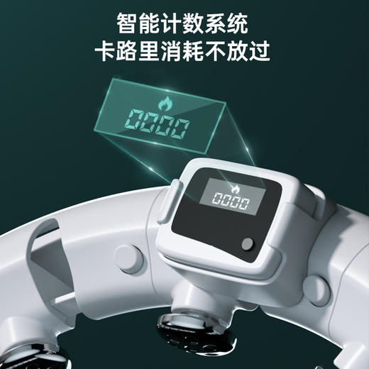 新型懒人健身呼啦圈不会掉的呼啦圈跨境成人智能可拆卸按摩呼啦圈 商品图2
