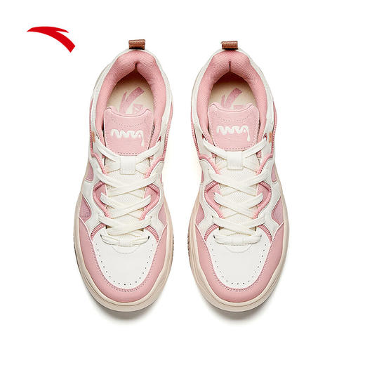 安踏奶油包丨关晓彤同款板鞋女厚底休闲面包鞋增高运动鞋122528036 商品图2