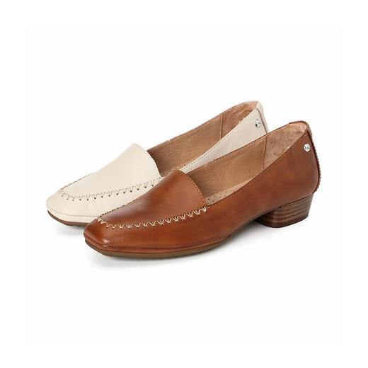 【云粉节】BF楼Pikolinos派高雁25春季牛皮中口粗跟套脚纯色乐福鞋PS252212.吊牌价2380. 商品图1