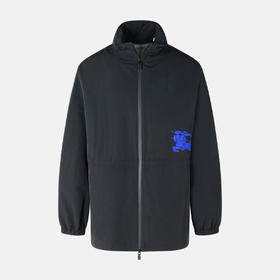 【一】BURBERRY 巴宝莉 男士马术骑士徽标贴片外套 黑色 8104620 A1189