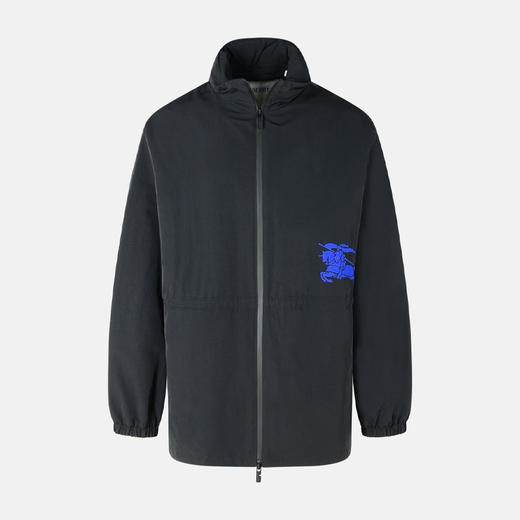 【一】BURBERRY 巴宝莉 男士马术骑士徽标贴片外套 黑色 8104620 A1189 商品图0