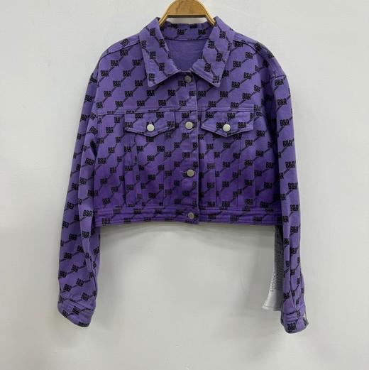 Z 翻领满印渐变双口袋短衬衫（紫）春季251010620321 商品图4