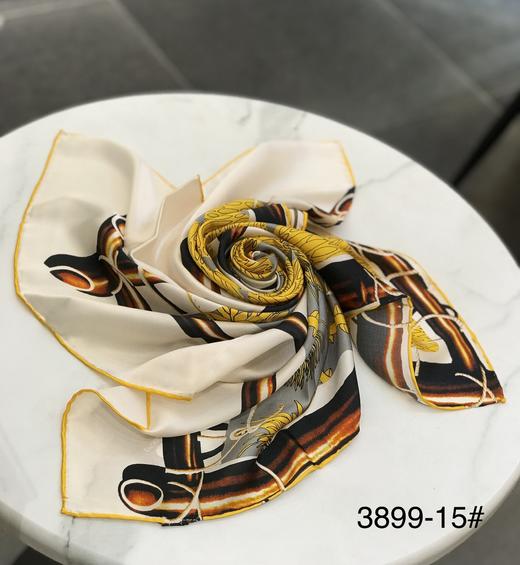 优品堂『芳菲国色』90×90缎面桑蚕丝方巾 商品图8