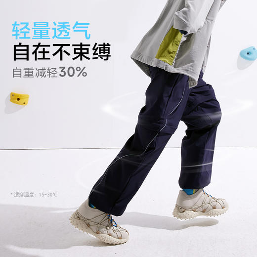 【轻量】【咕噜日记】童装儿童两穿工装裤2025春夏款男女童可拆卸裤子PCK2526 商品图3