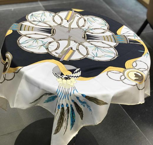 优品堂『风姿绰约』90×90斜纹绸桑蚕丝方巾 商品图7