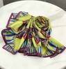 优品堂『芳菲国色』90×90缎面桑蚕丝方巾 商品缩略图1