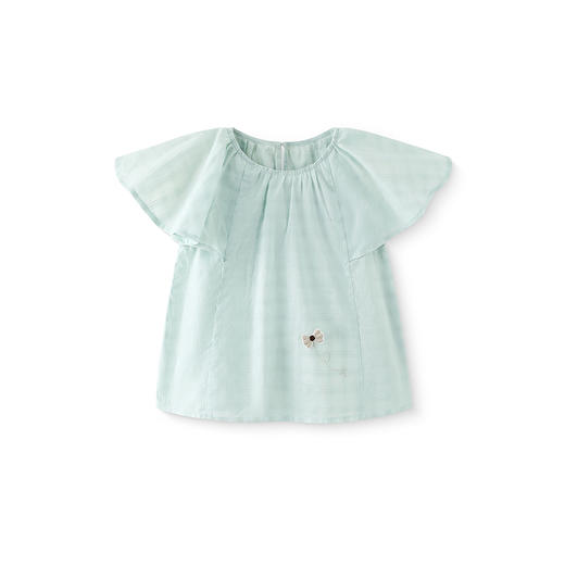 【商场同款】英氏女童短袖T恤夏季透气百搭纯棉T恤上衣2025新款 商品图4