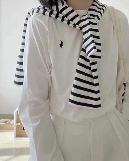 四色！男女同款！拉夫劳伦polo 经典刺绣logo小马标长袖T恤  小马标长袖 商品图3